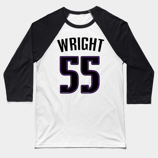 Wright Baseball T-Shirt by telutiga